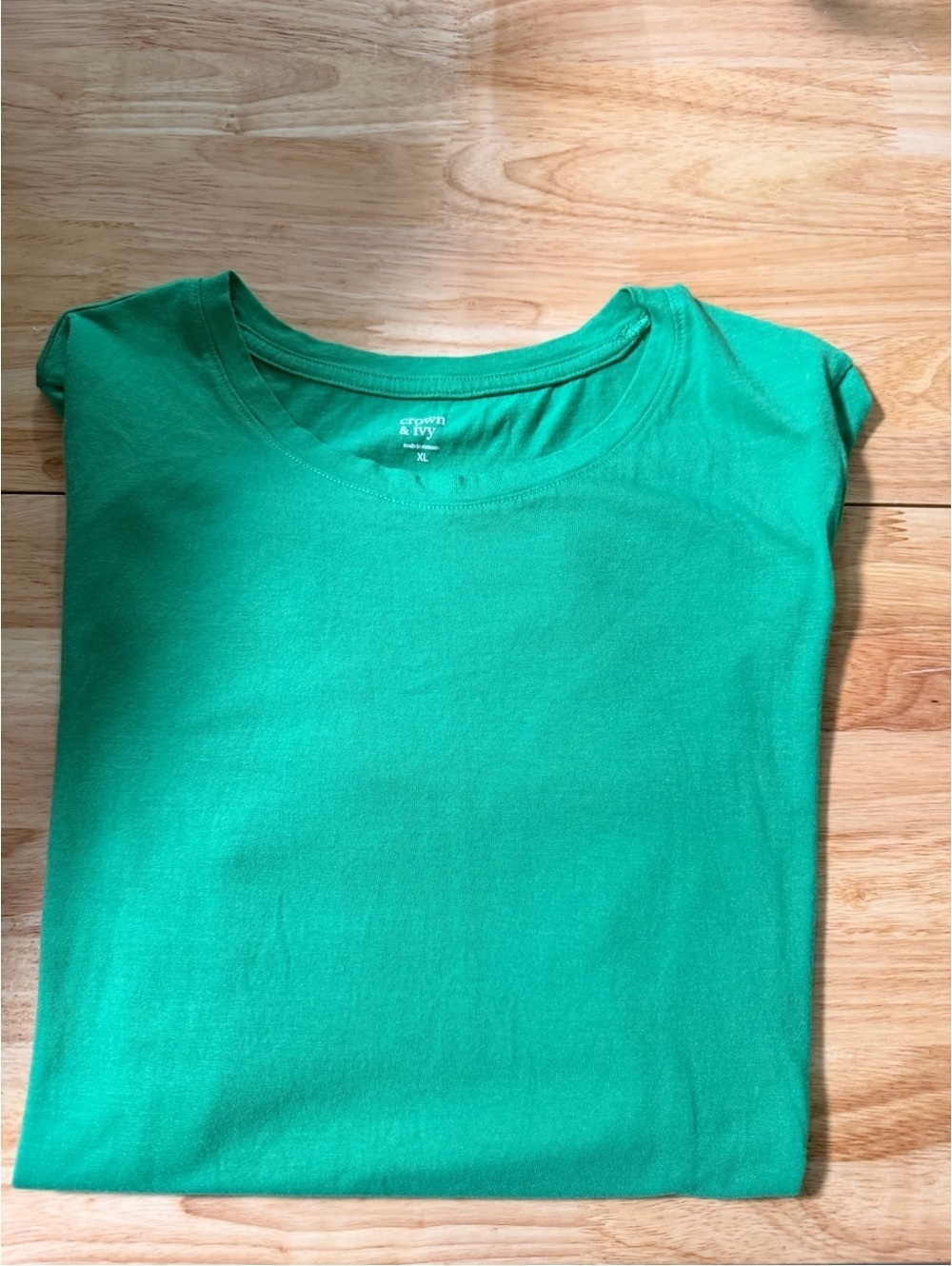 crown & ivy Emerald Crew Neck Tee